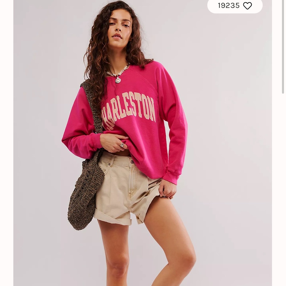 Free people Charleston Crewneck Sweater